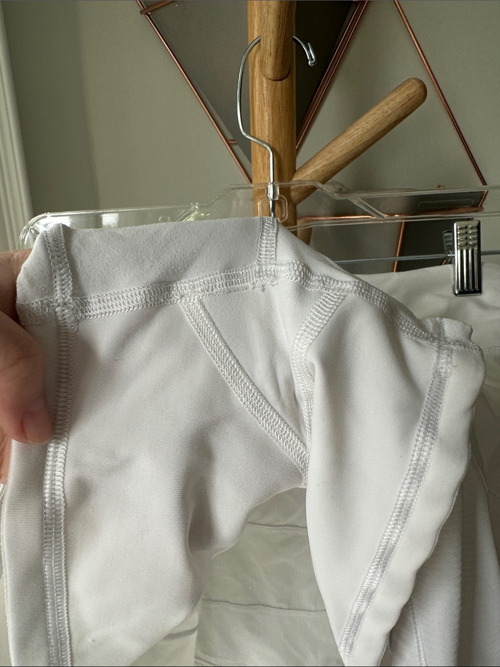 Lululemon Pace Rival Skirt White Classic Ruffles Tennis Running Yoga Size 12 - Picture 10 of 16